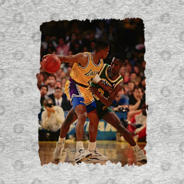 Byron Scott vs Gary Payton Vintage by CAH BLUSUKAN